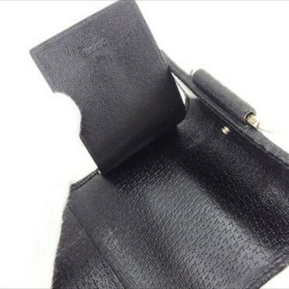 Gucci Key case Key holder GG Black Canvas Leather Woman Authentic Used - Picture 5 of 8